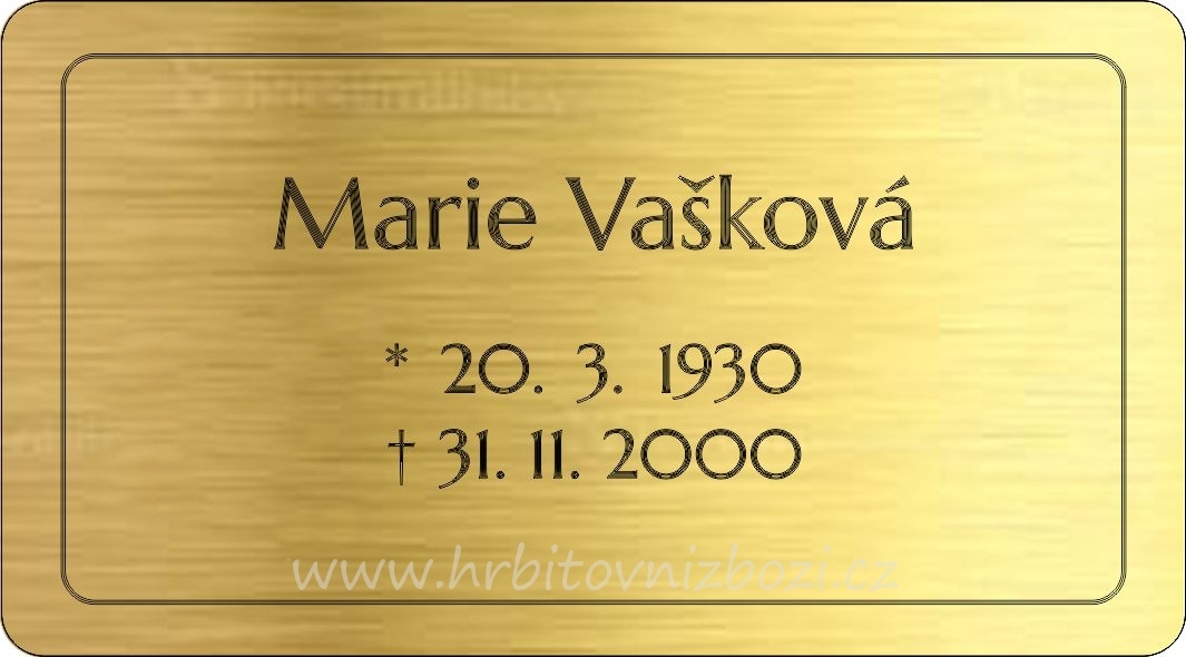 Rytá cedulka 670
