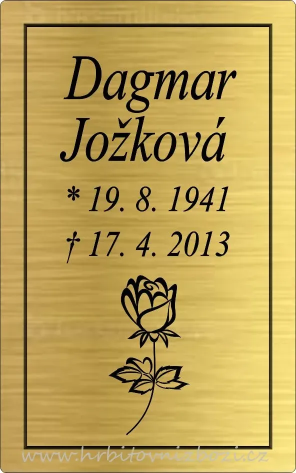 Rytá cedulka 6201