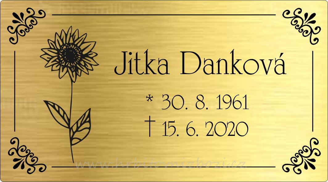 Rytá cedulka 6900