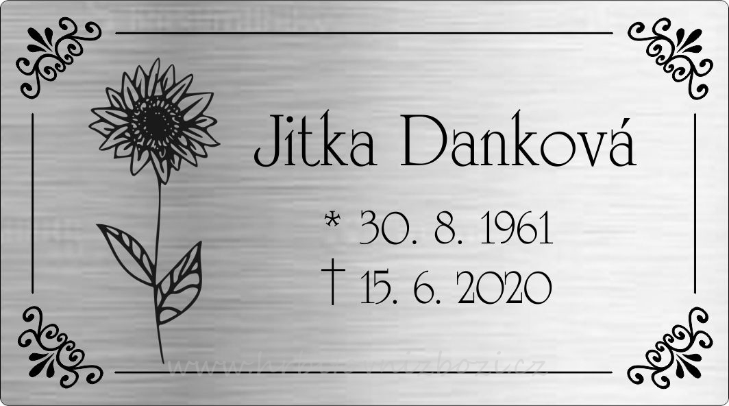Rytá cedulka 6901
