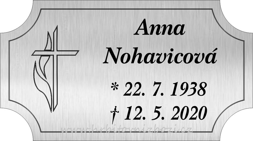 Rytá cedulka 6914