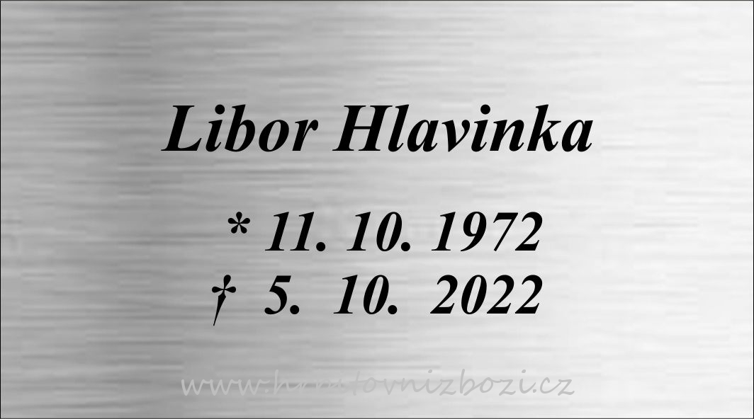 Rytá cedulka 6916