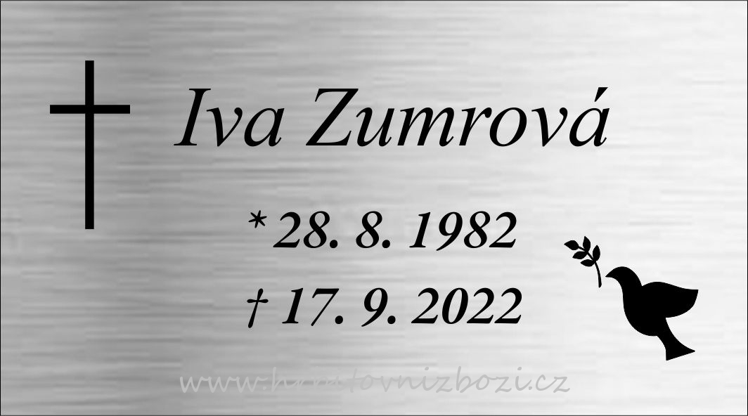Rytá cedulka 6920