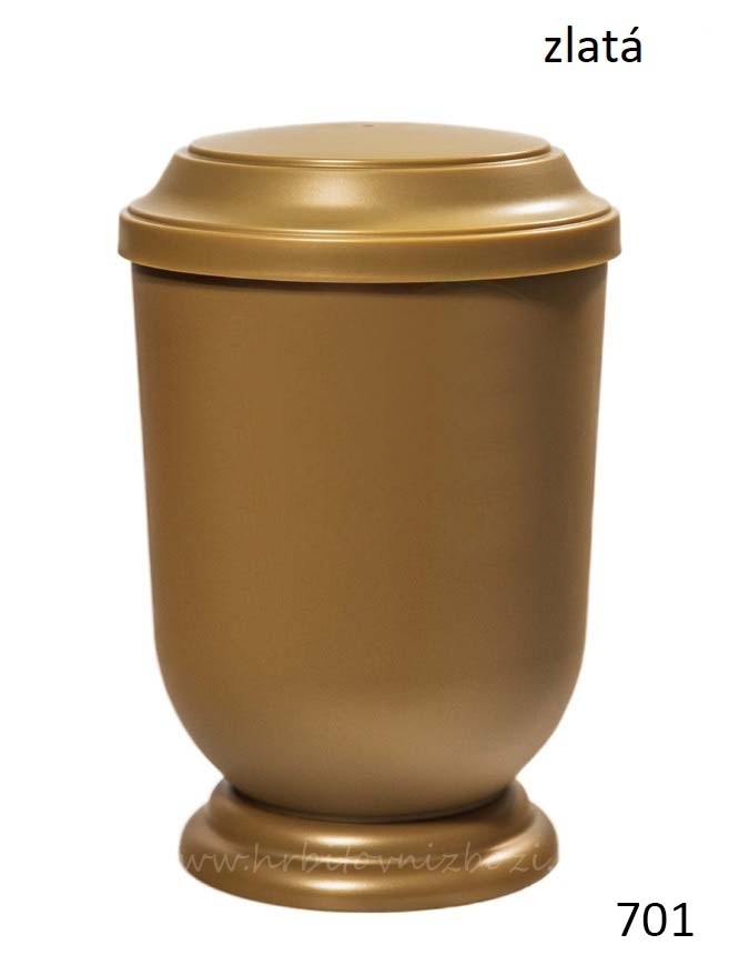 Plastová urna zlatá 701