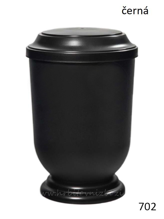 Plastová urna černá 702