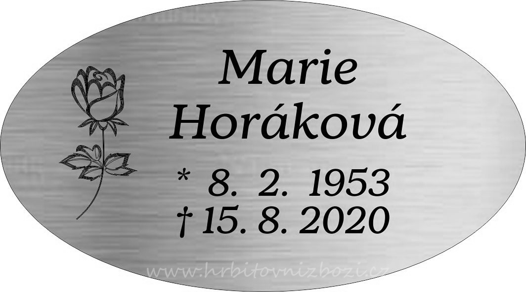 Rytá cedulka 6951