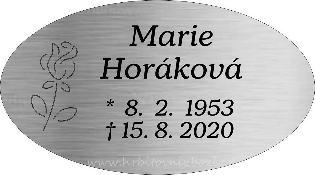 Rytá cedulka 6953