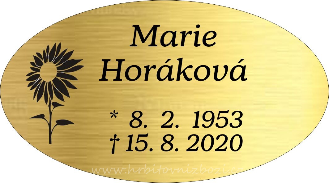 Rytá cedulka 6954
