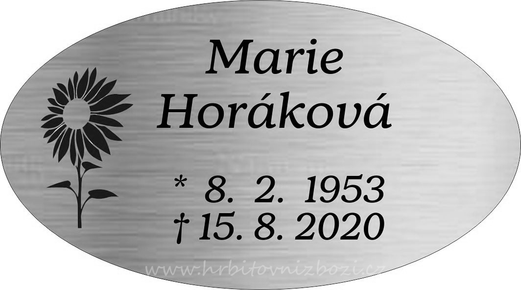 Rytá cedulka 6955