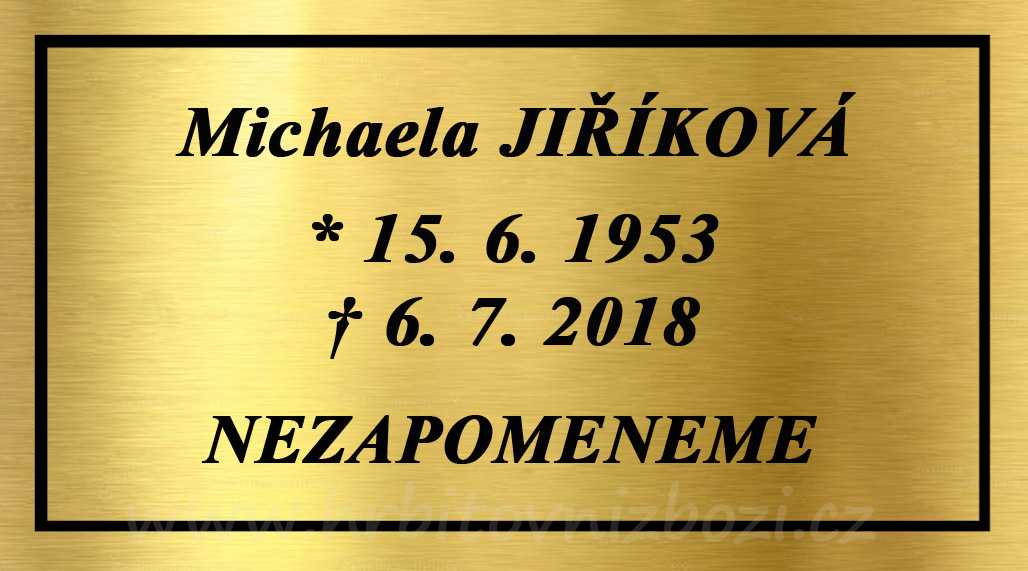 Cedulka na urnu 614