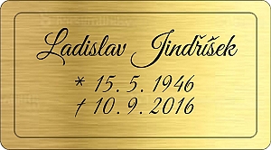 Rytá cedulka 674