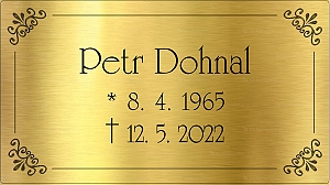 Rytá cedulka 677