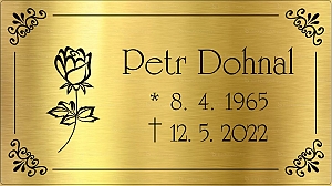 Rytá cedulka 6885