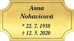 Rytá cedulka 6910