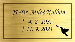 Rytá cedulka 6917