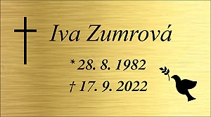 Rytá cedulka 6919