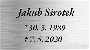 Rytá cedulka 6922