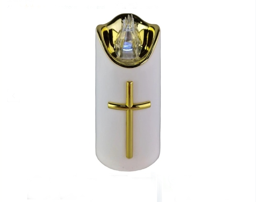 Led svíčka 17481 s křížkem- lze odebrat
