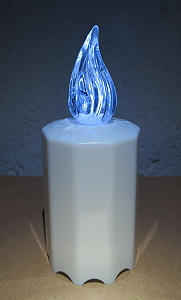 Led svíčka bílé světlo poblikává 17451