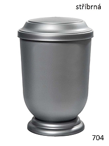 Plastová urna stříbrná 704