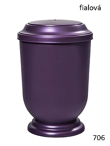 Plastová urna fialová 706