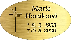Rytá cedulka 6944