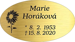 Rytá cedulka 6954