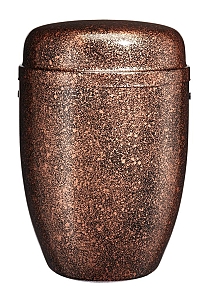 Ocelová urna staroměděná patina