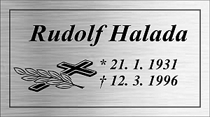 Rytá cedulka 6964