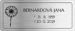 Rytá cedulka 6888 12 x 5 cm