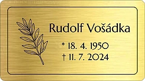 Rytá cedulka 6967