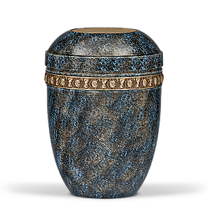 Ocelová urna modrozlatá 1410AST