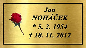 Ocelová urna s fialová se zlatým dekorem