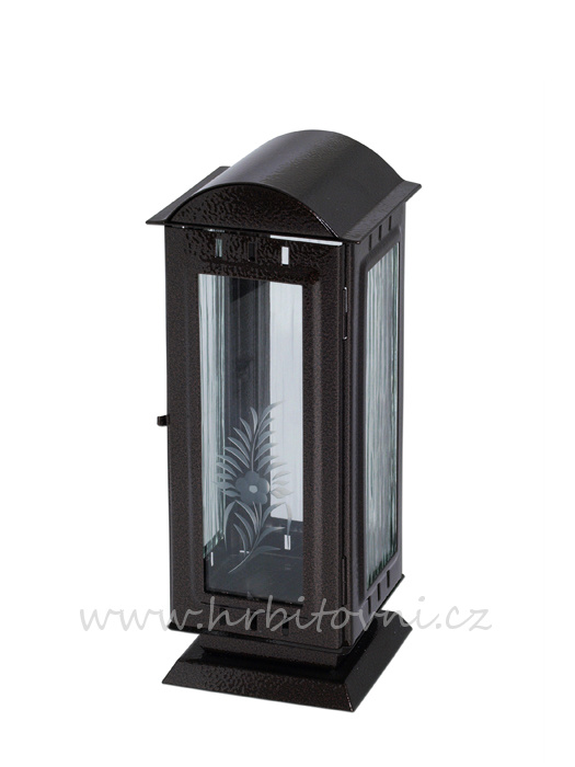 Hřbitovní lampa oblá střecha menší