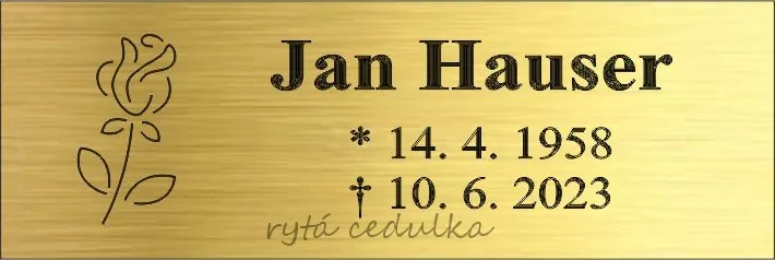 Urna hliníková mini šedá