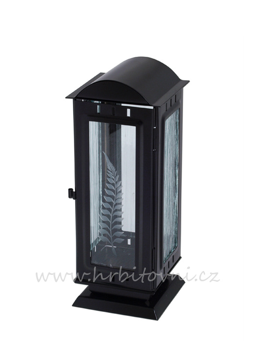 Hřbitovní lampa oblá střecha menší